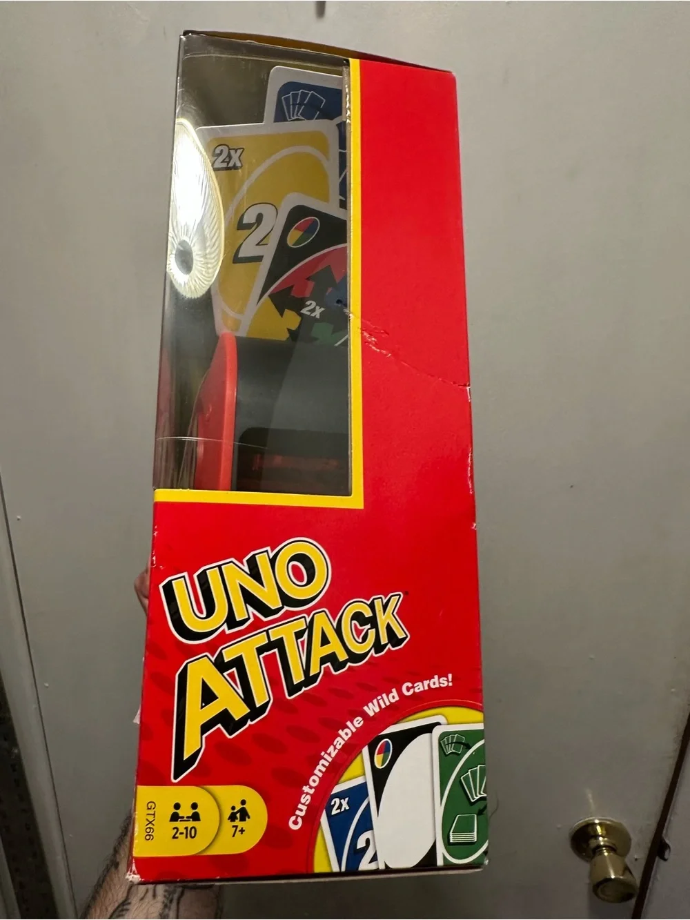 UNO Attack Electronic Card Game Mattel GTX66 Complete w/ Original Box